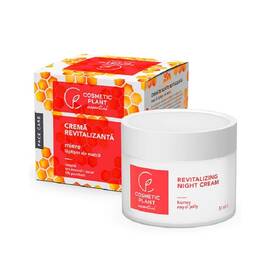 Crema Revitalizanta de Noapte cu Miere si Laptisor de Matca 50 ml Cosmetic Plant - - Roveli