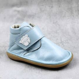 Ghete de copii, cu talpa cusuta , din piele naturala PRIMII PASI  3022-BLEU, Culoare (12): Bleu, Marime (12): 20 - - Roveli