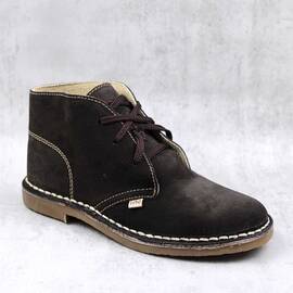 Ghete usoare , pentru copii , din piele naturala , cu talpa cusuta 445-MARO/107, Culoare (12): Maro, Marime (12): 31 - - Roveli