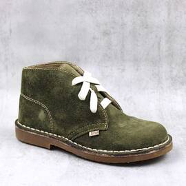 Ghete usoare , pentru copii , din piele naturala , cu talpa cusuta 445-KAKI1, Culoare (12): Kaki, Marime (12): 32 - - Roveli