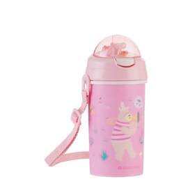 Cana cu pai si curea 450 ml Music Fest Pink, Kikka Boo - - Roveli