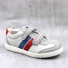 Pantofi sport , pentru copii , din piele naturala  3229-GRI/GRI, Culoare (12): Gri, Albastru, Rosu, Marime (12): 29 - - Roveli