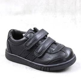 Pantofi sport , pentru copii , din piele naturala  3229-NEGRU7, Culoare (12): Negru, Marime (12): 25 - - Roveli