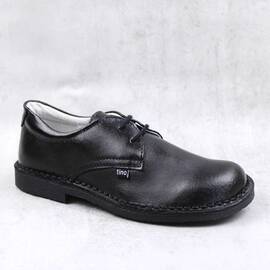 Pantofi unisex , pentru copii , din piele naturala 853-NEGRU, Culoare (12): Negru, Marime (12): 34 - - Roveli