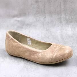 Balerini usori , din piele naturala  , pentru copii 3221-AURIU/C, Culoare (12): Auriu, Bej, Marime (12): 31 - - Roveli