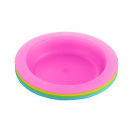 Set 4 farfurii 400 ml, Rainbow, Kikka Boo - - Roveli