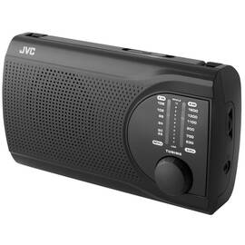Radio JVC RA-E321B, tuner analogic FM/AM, mufa jack 3.5 mm pentru casti, negru - - Roveli