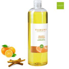 Ulei de masaj Anticelulitic cu Portocale si Scortisoara, Yamuna 1 L - - Roveli
