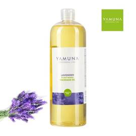 ​Ulei de masaj cu LAVANDA – Yamuna – din plante 1 L - - Roveli