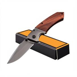 Instrument pentru taiat Browning, lama otel 440C, 19.5 cm, lemn - - Roveli