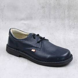 Pantofi unisex , pentru copii , din piele naturala 853-BLEUMARIN/2, Culoare (12): Bleumarin, Marime (12): 35 - - Roveli