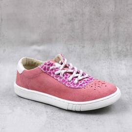 Pantofi casual , pentru copii , din piele naturala 3266-ROZ/A, Culoare (12): Alb, Roz, Marime (12): 34 - - Roveli