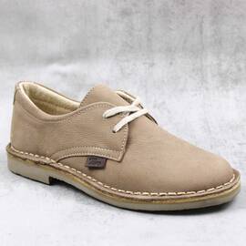 Pantofi unisex , pentru copii , din piele naturala , nubuck  853-BEJ/1, Culoare (12): Bej, Marime (12): 32 - - Roveli