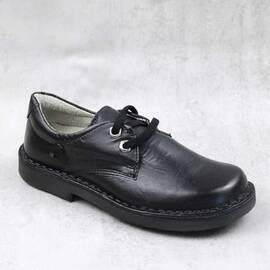Pantofi unisex , pentru copii , din piele naturala   853-NEGRU/B, Culoare (12): Negru, Marime (12): 33 - - Roveli