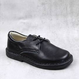 Pantofi unisex , pentru copii , din piele naturala 853-NEGRU/118, Culoare (12): Negru, Marime (12): 32 - - Roveli