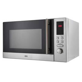 Cuptor cu microunde ECG MTD 231 S, 23 litri, 800 W, 5 niveluri de putere, 8 programe automate, otel inoxidabil - - Roveli