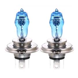 Set 2 x Bec auto cu efect Xenon, H4, 2 faze, 100W/set - - Roveli