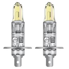 Set 2 becuri auto halogen H1 OSRAM, 110W/set, 12V, 3200K, 3100lm - - Roveli