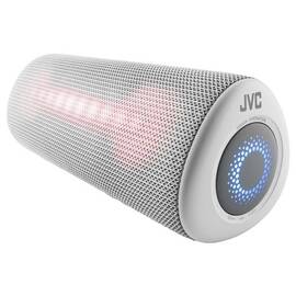Boxa portabila JVC XS-E423G, 24 W, Bluetooth, IPX5, iluminare cu LED-uri, gri - - Roveli