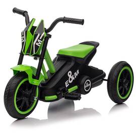 Tricicleta cu pedale pentru copii G301 Kidscare, culoare verde, pentru 3-6 ani - - Roveli