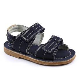Sandale din piele naturala , pentru baieti , gama OUTLET  1513-BLEUMARIN, Culoare (12): Bleumarin, Marime (12): 28 - - Roveli