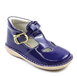 Pantofi comozi , pentru copii , decupati , din piele naturala 3208/1413-ALBASTRU, Culoare (12): Albastru, Marime (12): 25 - - Roveli