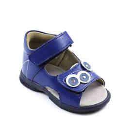 ​Sandale pentru copii , PRIMII PASI , din piele naturala 3265-ALBASTRU/ALBASTRU, Culoare (12): Alb, Albastru, Marime (12): 21 - - Roveli