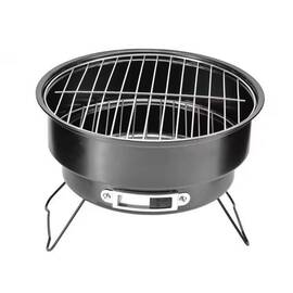 Gratar portabil, pliabil, cu carbuni BBQ-N : Culoare - negru, Culoare (tm): negru - - Roveli