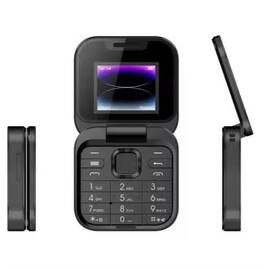 Telefon de buzunar pliabil Flip Phone 4.5 cm i16 Pro, Dual SIM, camera, Bluetooth MP4 : Culoare - negru, Culoare (tm): negru - - Roveli