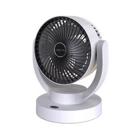 Ventilator de circulatie a aerului, reincarcabil, 3 viteze : Culoare - alb, Culoare (tm): alb - - Roveli