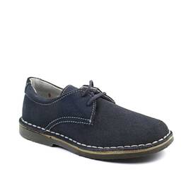Pantofi unisex , pentru copii , din piele naturala , intoarsa  853-BLEUMARIN/GRI/X, Culoare (12): Gri, Bleumarin, Marime (12): 30 - - Roveli