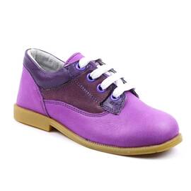 Pantofi casual, de copii , din piele naturala 2635-MOV/BOX, Culoare (12): Alb, Mov, Marime (12): 26 - - Roveli
