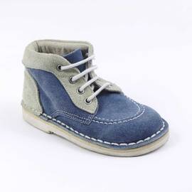 ​Ghete usoare , pentru copii , cu talpa cusuta 1565-BLEU/BLEU, Culoare (12): Bej, Bleu, Marime (12): 22 - - Roveli