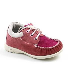 Pantofi usori pentru copii , din piele naturala , intoarsa  370-ROZ/ROZ, Culoare (12): Fucsia, Marime (12): 26 - - Roveli
