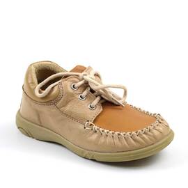 Pantofi usori pentru copii , din piele naturala 370-BEJ/MARO, Culoare (12): Bej, Maro, Marime (12): 24 - - Roveli