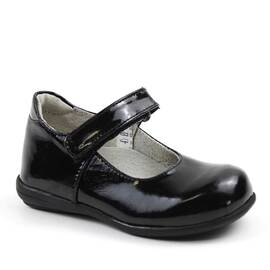 Pantofi usori , de copii , din piele naturala , lacuita , 3157-NEGRU, Culoare (12): Negru, Marime (12): 27 - - Roveli