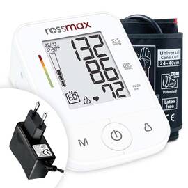 Tensiometru digital automat Rossmax, pentru brat - X3, adaptor cadou - - Roveli