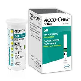 Teste glicemie Accu-Chek Active, 50 bucati, Roche - - Roveli