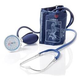 Tensiometru mecanic MORETTI cu manometru la para, cromat si stetoscop - DM346 - - Roveli