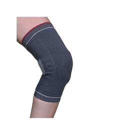Orteza genunchi, elastica, cu suport rotula si insertii silicon pentru ligamente - Armor ARK9103, Marime (217): S - - Roveli