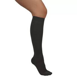Ciorapi medicali compresie usoara, pana la genunchi, cu varf inchis, 15-18 mmHg, negru - ARS13A, Marime (217): (M) - - Roveli
