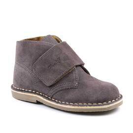 Ghete usoare , pentru copii , din piele naturala intoarsa , cu talpa cusuta 446-CAFFE, Marime (12): 24 - - Roveli