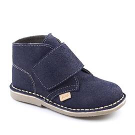 Ghete usoare , pentru copii , din piele naturala intoarsa , cu talpa cusuta 446-BLEUMARIN/3, Culoare (12): Bleumarin, Marime (12): 24 - - Roveli
