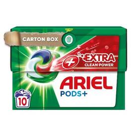 Detergent de rufe capsule Ariel PODS+ Extra Clean Power, 10 spalari - - Roveli