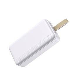 Baterie Externa Ultra-Capacity, Dual Charge, 30.000 mAh, 2 x USB : Culoare - alb, Culoare (tm): alb - - Roveli