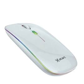 Mouse Conexiune 2.4G, USB, 1000 DPI, Lumina RGB, Ergonomic : Culoare - alb, Culoare (tm): alb - - Roveli
