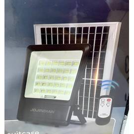 Proiector solar cu panou monocristalin si telecomanda : Putere - 100 W - - Roveli