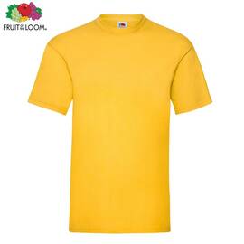 Tricou Bumbac Valueweight Fruit of the Loom - Galben 165gr, Marime (217): 2XL, Culoare (217): Galben - - Roveli