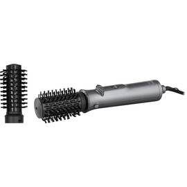 Perie rotativa cu aer cald ECG Modifica Hairbrush Moonstone, 1200 W, ionizare, 2 debite de aer, 2 nivele temperatura, gri metalic - - Roveli