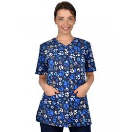 ​Halat medical dama capse Carina PET, Marime (217): XS, Culoare (217): Bleumarin - - Roveli